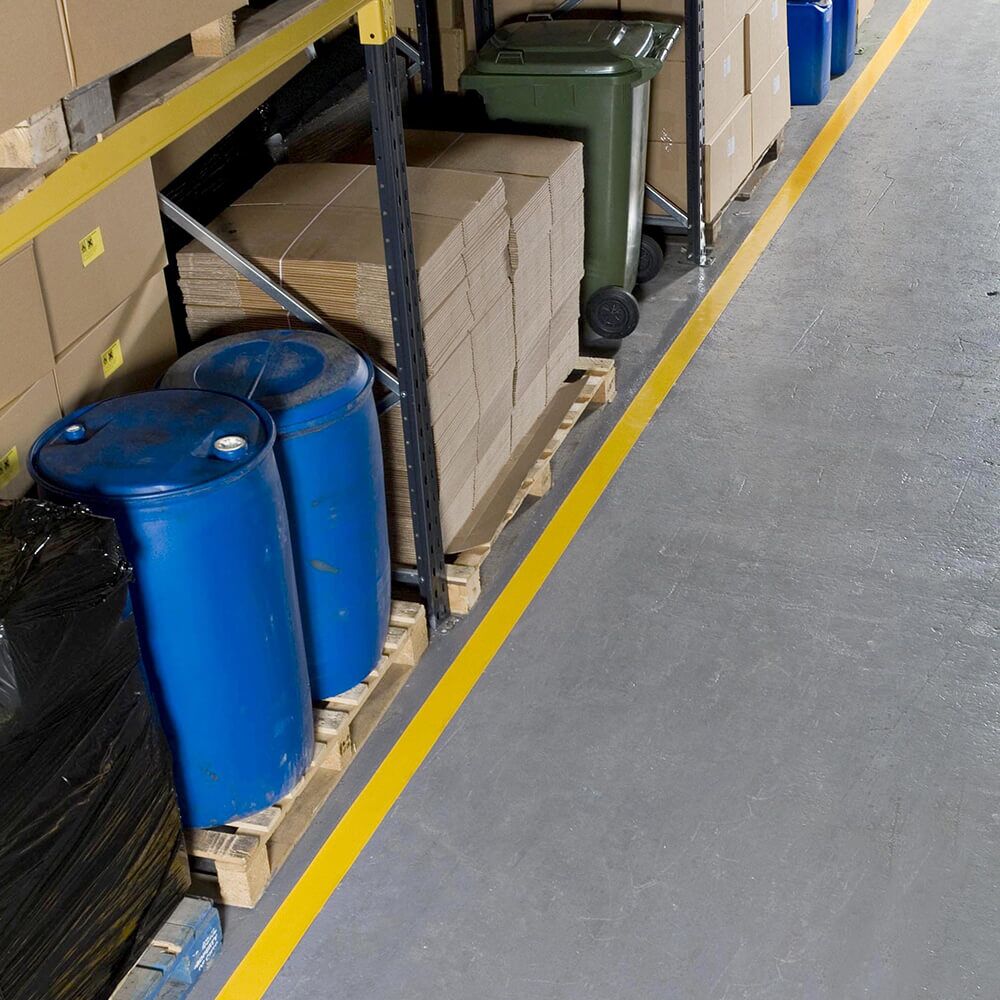 PermaStripe Aisle Marking in Warehouse